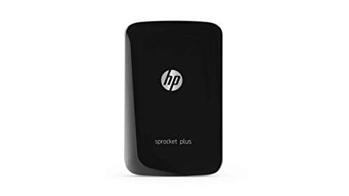 HP Sprocket Plus Instant Photo Printer (Black) Sprocket Plus Photo Sticky Backed Sheets, (Pack of 20) 3