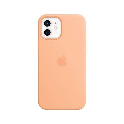 Apple Silicone Case with MagSafe (for iPhone 12, 12 Pro) - Cantaloupe 1