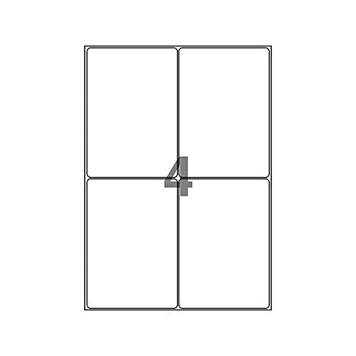 Lotus Self Adhesive Multiuse A4 Size Stickers (4 Per Sheet) 4