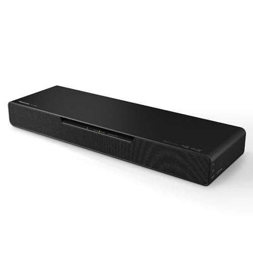 Panasonic SoundSlayer Dolby Atmos Soundbar for TV with Built-in Subwoofer, Small Home Audio Bluetooth-Enabled Speaker with Hi-Res Sound - SC-HTB01 (Black) 1