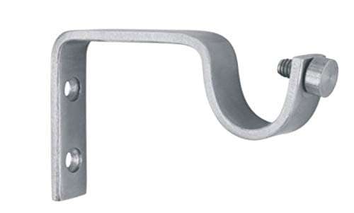 Soul Craft Stainless Steel 304 Grade Heavy Curtain Support for Single Curtain Rod Pack of 20 (Silver,for 1 Inch Dia Curtain Rods) 2