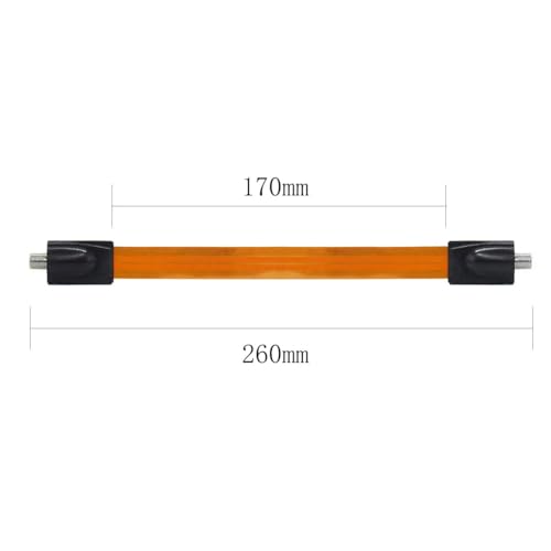 VANTRONIK Flat Coaxial Cable for Windows Ghost Wire Ultra-Thin Soft Window Cable for TV 11.8 inches Long with F Connector 3