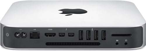 Apple Mac Mini MGEM2LL/A Desktop, Intel Core i5 2.6GHz, 8GB RAM, 256GB SSD, Silver (Renewed) 4