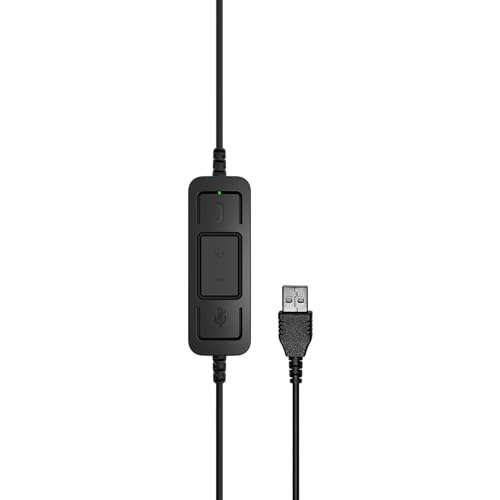 EPOS Sennheiser SC 30 USB ML (504546) - Single-Sided Business Headset | For Skype for Business | with HD Sound, Noise-Cancelling Microphone, & USB Connector (Black) 4