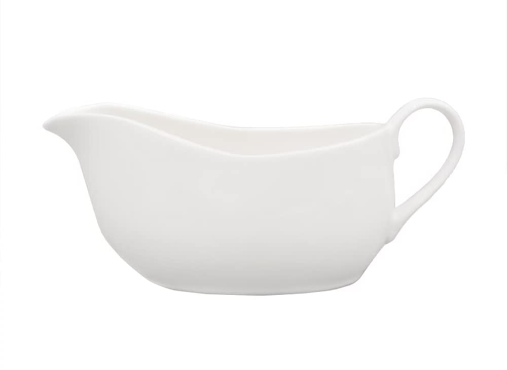 123Arts Gravy Boat Ceramic Sauce Boat for Salad Dressings Creamer Broth Black Pepper,400ml 1