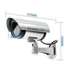 VGMAX Security CCTV False Outdoor CCD Camera Fake Dummy Security Camera Waterproof IR Wireless Blinking Flashing 6