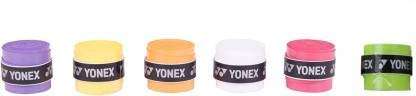 Yonex AC 102EX Pack of 6 Rubber Badminton Grip (Assorted) Badminton Super Grip 4