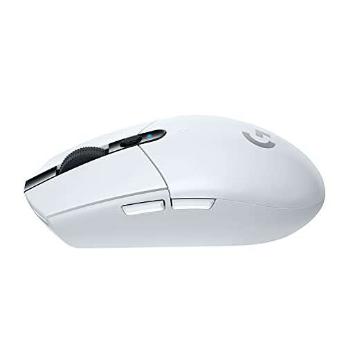 Logitech G305 Lightspeed Wireless Gaming Mouse, Hero 12K Sensor, 12,000 DPI, Lightweight, 6 Programmable Buttons, 250h Battery Life, On-Board Memory, PC/Mac - White 3
