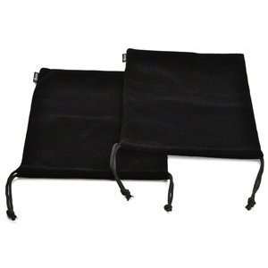 Cosmos 5 Pcs Portable Headphone Carrying Bag Travel Headset Storage Pouch Soft Drawstring Headphone Case Bag for Over-Ear Headphones Gaming Headset Neckband Earphones (Black Color) 5