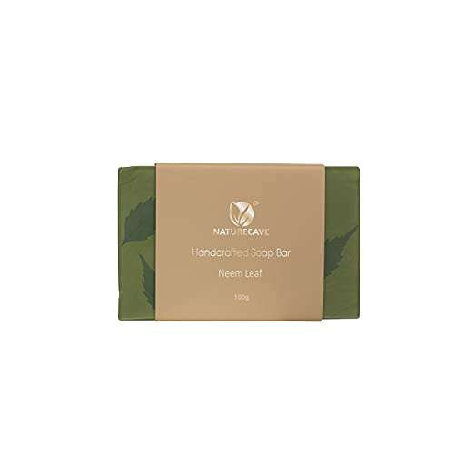 Naturercave Handmade Neem Tulsi Leaf Soap- 100 gm