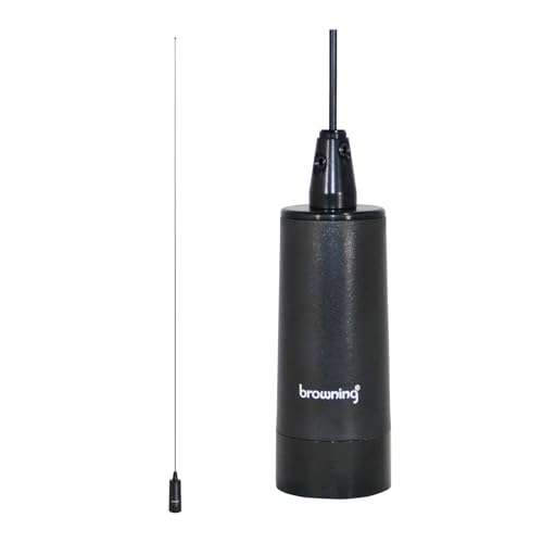 tram-browning BR-140-B CB Antenna, 26.5MHz–30MHz, NMO Mounting, Black 1