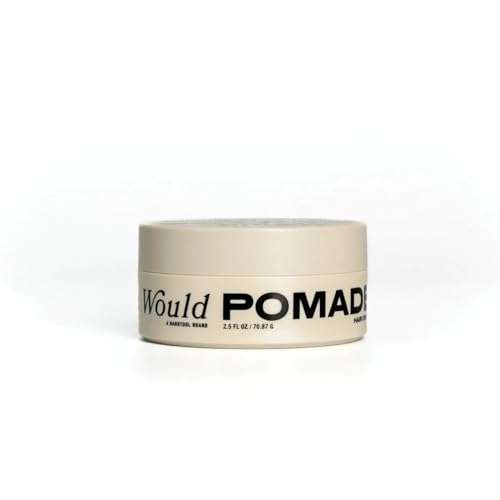 Would Pomade Hair Cream for Men - 2.5 Oz Natural Hair Styling Cream - Matte Finish, Water-Based Medium Hold, Lightweight & Flexible, Soft Touch, Flake-Free 3