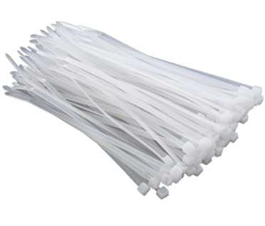 Cable Tie - (Set of 500pcs White Cable Ties) (200X3.6mm) 1