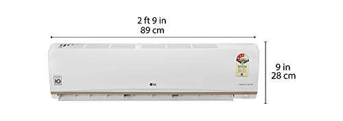 LG 1 Ton 3 Star Inverter Split AC (JS-Q12CPXD, White) 2