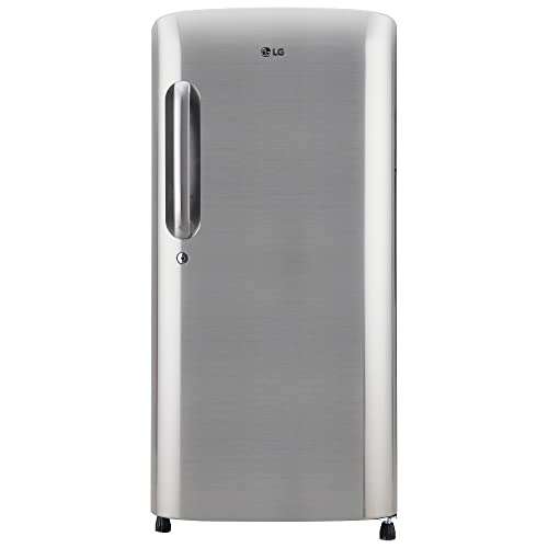 LG 185 L 3 Star Direct-Cool Single Door Refrigerator (GL-B201APZD, Shiny Steel, Fast Ice Making, Gross Volume- 190 L) 1