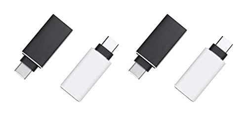 MICROWARE USB C Adapter Hi-Speed USB Type C to USB-A 3.0, USB C to USB 3.0 Female Adapter (Pack of 2)