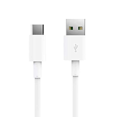 Ragav Enterprise By Raghav Enterprises Quick Dash Rapid Charging Type C to USB-A Data Sync Cable for OPPO F17 Pro/OPPO F17 (White, 3.1 Ampere, 1 Meter/3.2 Feet, TC) 1