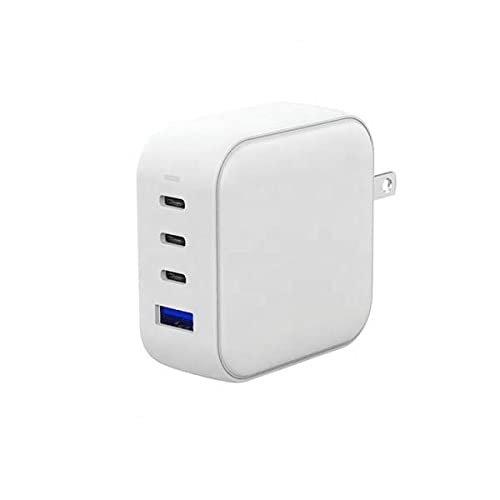 BoxWave Charger Compatible with Zebra TC58 - PD miniCube (100W), 100W 3 PD Port Wall Charger International for Zebra TC58 - Winter White 3