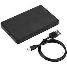 HARDDISK Casing 2.5" SATA Technotech External Hard Drive USB 2.0(Black) Fast Data Transfer, by Maynk Enterprises Karnal