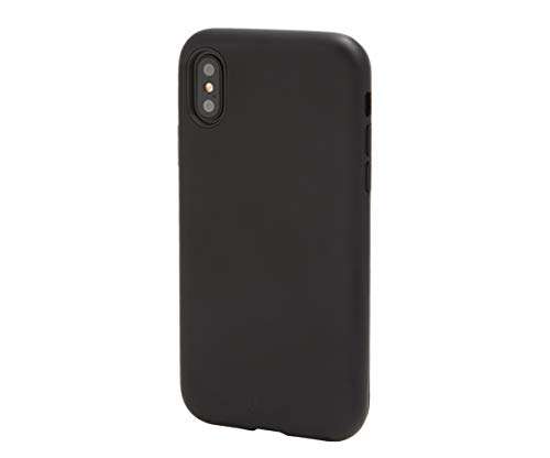 Sonix Black Vegan Leather Case for iPhone X/XS Protective Leather Case for Apple iPhone X, iPhone Xs 2