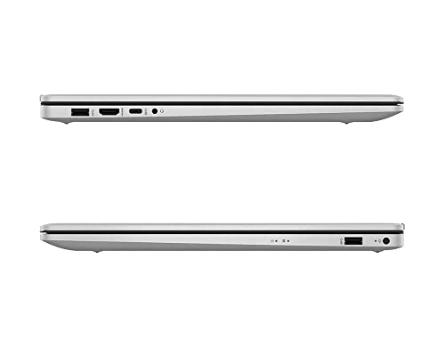 HP Notebook Laptop, 17.3’’ Full HD Display, AMD Ryzen 5 5500U Hexa-Core Processor, 16GB RAM, 1TB PCIe SSD+1TB HDD, Fingerprint Reader, Wi-Fi, Webcam, HDMI, Windows 11 Home, Natural Silver 4