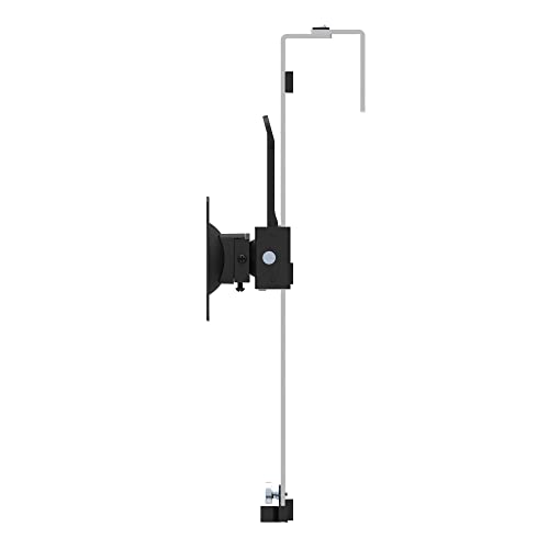 StarTech.com Cubicle Monitor Mount - Cubicle Wall Single Monitor Hanger - Up to 34' VESA Mount Display - Height Adjustable Ergonomic Office Cubicle Hanging Flat Panel Hook & Clamp Bracket,Silver 5