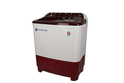 Havells-Lloyd 8.5 Kg 5 Star Semi-Automatic Top Load Washing Machine (LWMS85RDB Red, Active Soak) 3