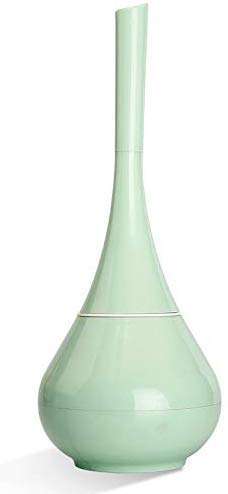 DIZNO Designer Vase Shaped ABS Plastic Toilet Cleaning Brush & Bowl Holder for Bathroom with Extra Brush Set (Replaceable Head) (15x15x38cm) (Multi) 1