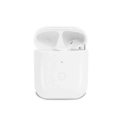 Charging Case Compatible with Airpod 1 & Airpod 2,with Sync Bluetooth Pairing Button,Charging Case Only(White) 1
