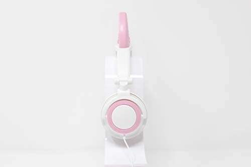 Gabba Goods Premium LED Light Up in The Dark Unicorn Over The Ear Comfort Padded Stereo Headphones with AUX Cable | Earphone Gift- White 4