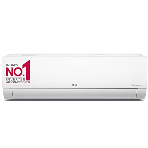 LG 2.0 Ton 3 Star AI DUAL Inverter Split AC (Copper, Super Convertible 6-in-1 Cooling, 4 Way Swing, HD Filter with Anti-Virus Protection, 2022 Model, PS-Q24HNXE, White) 1