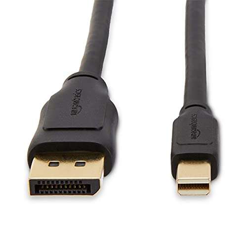 AmazonBasics Mini DisplayPort to DisplayPort Cable-3 Feet,Black 2
