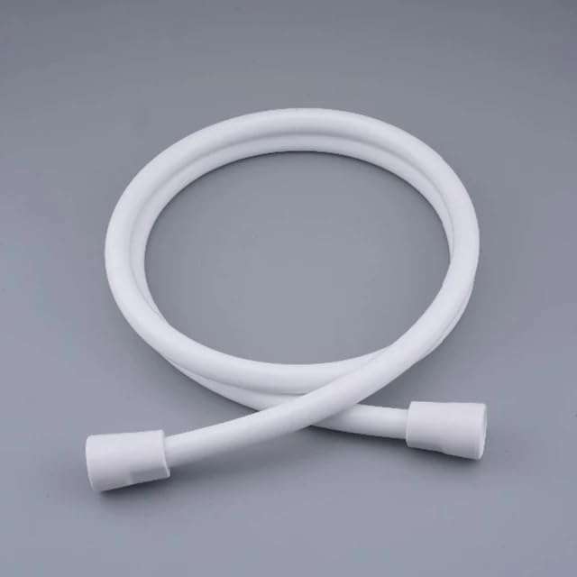 HPF PVC Flexible Health Faucet Set with Gun, Pipe, Hook -Bathroom (Toilet Spray Gun) Accessories (Standard Size, White) Flexible Health with with Free 1 Leak Proof Teflon Tape, Tube Length 1 Meter 6