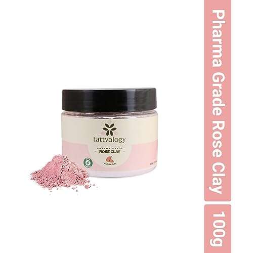Tattvalogy Rose Clay Powder (200gm) | Clay For Glowing Skin | Kaolin Clay | Powder For Face | Clay Face Mask For Unisex | Parabens & Sulphate Free 2