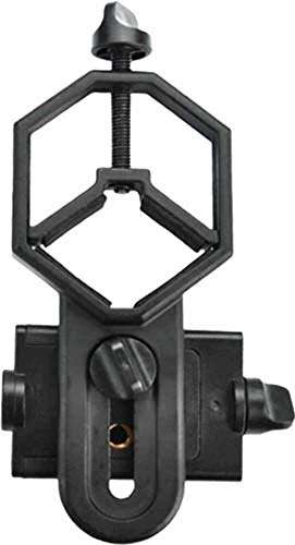 BoneView Optic Mount Smartphone Adapter - Universal Bracket Adapts to Binoculars Monocular Spotting Scope Telescope and Fits iPhone or Android Phone Camera 1