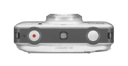 Nikon COOLPIX S30 10.1 MP Digital Camera with 3x Zoom Nikkor Glass Lens and 2.7-inch LCD (White) 4