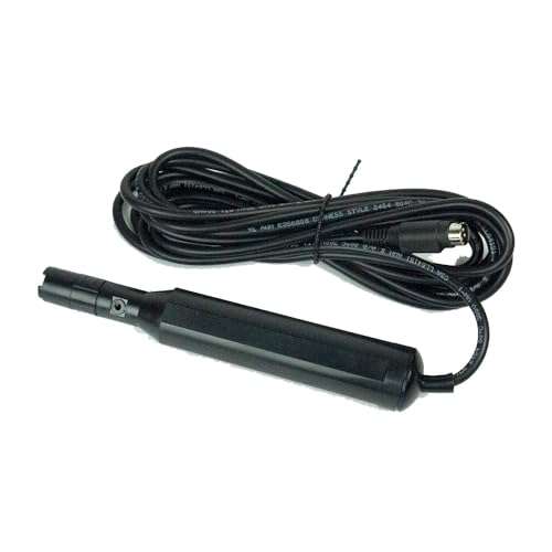 Electronic Digital Oxygen Meter with a polarographic Type Probe with an Incorporated Temp. Sensor for Aquarium, Medical Research, Mining Industry by Lutron Model: DO-5519 5