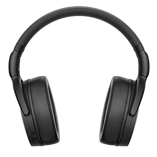 SennheiserHD 350BT Black Bluetooth 5.0 Wireless Headphone - 30-Hour Battery Life, USB-C Fast Charging, Virtual Assistant Button, Foldable - Black 4