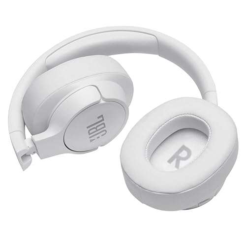 JBL Tune 710BT - Wireless Bluetooth Headphones Bundle with Deluxe CCI Carrying Case (White) 4
