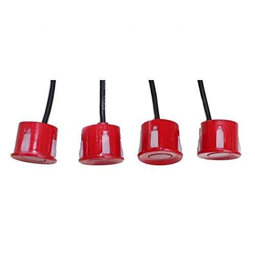 GlobalNiche® red, Rússia : 1 Conjunto Kit Display LED Sensores de Estacionamento 4 Sensores Do Carro para Todos Os Carros Reverso Assistência Radar Backup System Monitor Do Carro Styling 1
