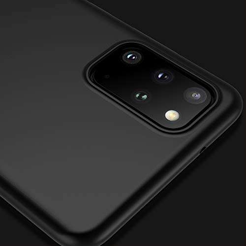 X-level for Samsung Galaxy S20+ Plus/S20+ Plus 5G Case, Slim Fit Soft TPU Thin S20+ Mobile Phone Cover Matte Finish Coating Phone Case for Samsung S20+ /S20+ 5G - Black 5
