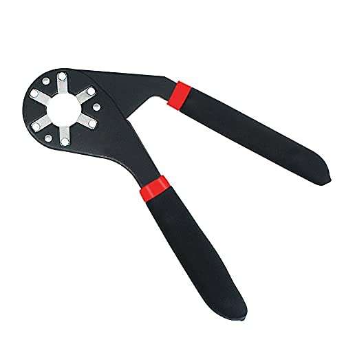 DASNDAS UNIVERSAL-WRENCH Hexagon Universal Wrench Multi-Function Adjustable Bionic Pier Spanner Repair Hand Tool (8 Inches) Single Sided Bionic Wrench