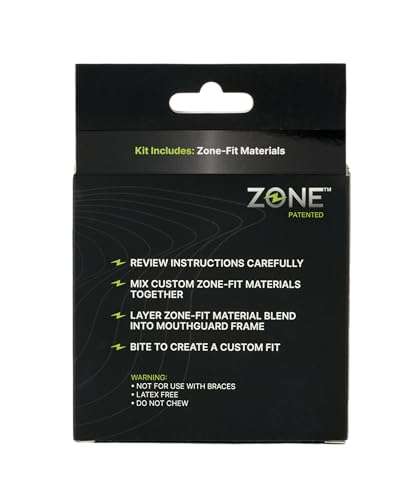Zone-Fit Materials Kit. Replacement Putty only for ZONE mouthguards. (Youth, Intense Red) 3