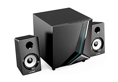 F&D F670X 2.1 Channel Computer Multi-Media Speakers (Black) | Wireless Bluetooth Speakers | Subwoofer, LED Display, USB | Home Theatre | Speaker for Laptop, Pc, TV & Mobile 3