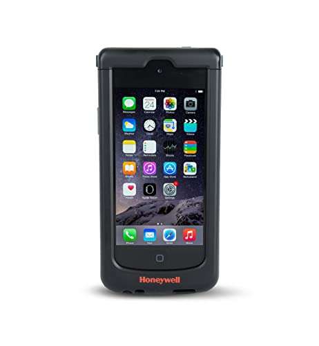 Honeywell Scanning SL22-022201-K6 Captive, Sled for Apple iPod Touch 5G and 6G, Std Battery, Black, Lev 6 Wall Charger with Us and EU Plugs, USB Cable, Documentation