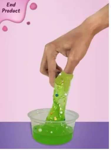 TOYIQ Colorful Crystal Fluffy Cloud Slime Making Kit Game for Kids, Boys and Girls 5