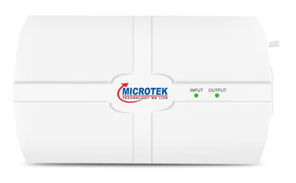 Microtek EM4170+ LED Display Wall Mounted Automatic Voltage Stabilizer for AC up to 1.5 Ton Working Power 170V-270V (White) with 3 Year Warranty 1