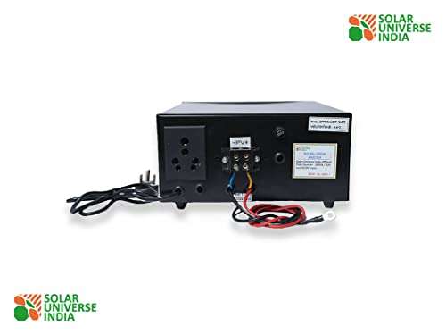 SOLAR UNIVERSE INDIA Off Grid Solar Inverter - 200VA / 12V and AC/DC Input 5