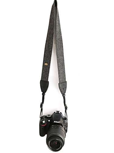 Alled XN01-0943 Neck Shoulder Belt Strap, Vintage Print Soft Colorful Camera Straps for Women/Men, All DSLR/Nikon/Canon/Sony/Olympus/Samsung/Pentax/Olympus, Black 6