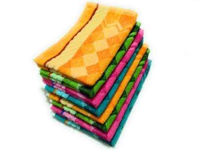 Mehan's Cotton Colors Kitchen Hand Towels (Multicolour) -8 Sheets 1